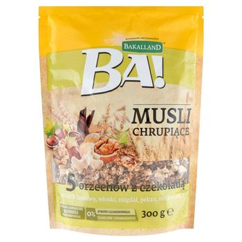 MUSLI BA! 300g 5 BAKALII ORZE