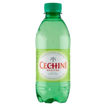 Muszyna Cechini Naturalna woda mineralna wysokozmineralizowana średnionasycona 0,33 l