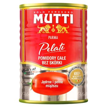 Mutti Pomidory całe bez skórki 400 g