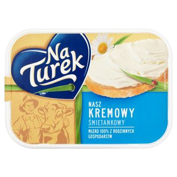 NaTurek Nasz Kremowy śmietankowy Serek twarogowy 125 g