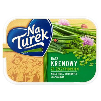 NaTurek Nasz Kremowy ze szczypiorkiem Serek twarogowy 125 g