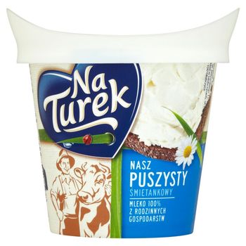 NaTurek Nasz Puszysty śmietankowy Serek twarogowy 140 g