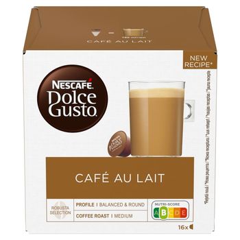 NESCAFÉ Dolce Gusto Café au Lait Kawa w kapsułkach 160 g (16 x 10 g)