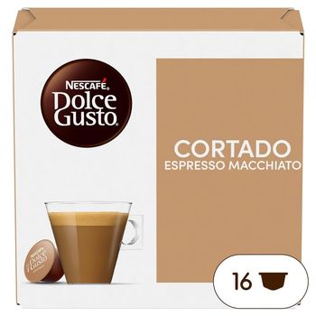 NESCAFÉ Dolce Gusto Cortado Espresso Macchiato Kawa w kapsułkach 100,8 g (16 x 6,3 g)