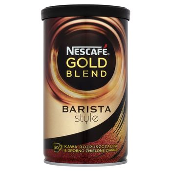 Nescafé Gold Blend Barista Style Kawa rozpuszczalna i drobno zmielone ziarna 100 g