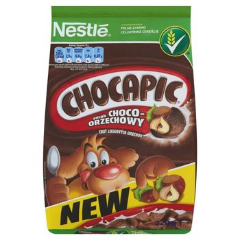 Nestlé Chocapic smak choco-orzechowy Płatki śniadaniowe 220 g