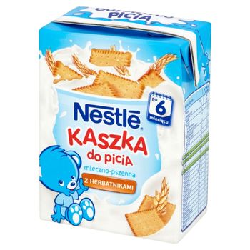 Nestlé Kaszka do picia mleczno-pszenna z herbatnikami po 6 miesiącu 200 ml