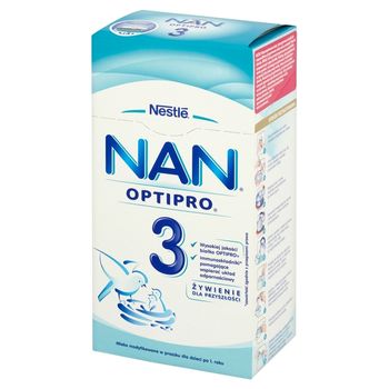 NAN OPTIPRO 3 Mleko modyfikowane w proszku dla dzieci po 1. roku 350 g