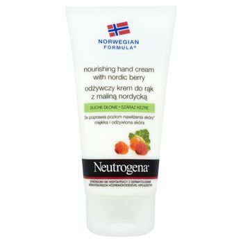 NEUTROGENA Formuła Norweska Odżywczy krem do rąk z maliną nordycką 75 ml