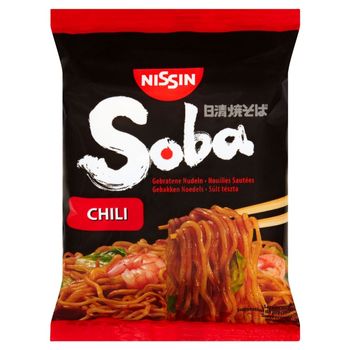 Nissin Soba Japoński makaron chili 111 g