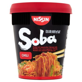 Nissin Soba Makaron z japońskim sosem yakisoba chili 90 g