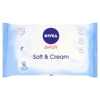 NIVEA Baby Soft and Cream Chusteczki 63 sztuki
