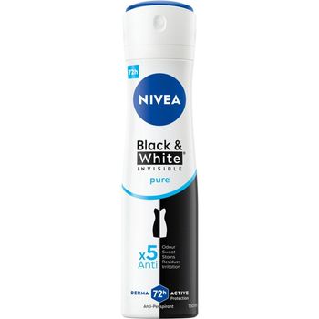 Nivea Black&White Invisible Pure Antyperspirant Spray 150ml