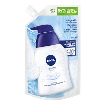 Nivea Creme Soft Kremowe mydło w płynie opakowanie uzupełniające 500 ml