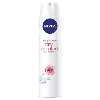 NIVEA Dry Comfort Plus 48 h Antyperspirant w aerozolu dla kobiet 250 ml