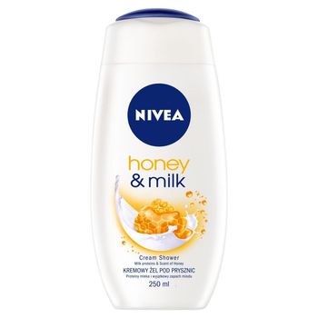 NIVEA Honey & Milk Kremowy żel pod prysznic 250 ml