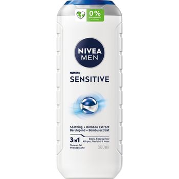 Nivea MEN Sensitive Łagodzący Żel pod prysznic dla mężczyzn o skórze wrażliwej 500 ml