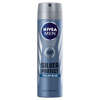 NIVEA MEN Silver Protect Polar Blue 48 h Antyperspirant w aerozolu 150 ml
