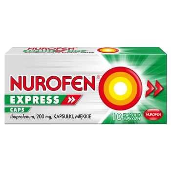 Nurofen Express 200 mg Kapsułki 10 sztuk