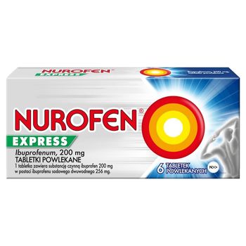 Nurofen Express Tabletki powlekane 6 sztuk
