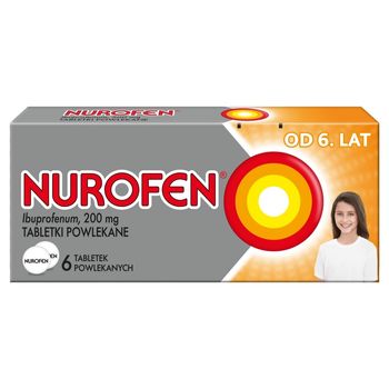 Nurofen Tabletki powlekane od 6. lat 6 sztuk
