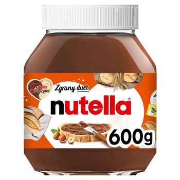 Nutella Krem do smarowania z orzechami laskowymi i kakao 600 g