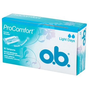 O.B. ProComfort Light Days Tampony 16 sztuk
