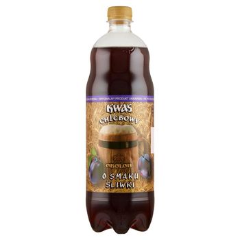 Obolon Kwas chlebowy o smaku śliwki 1,0 l