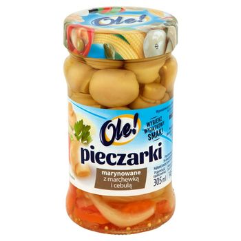 Ole! Pieczarki marynowane z marchewką i cebulą 280 g