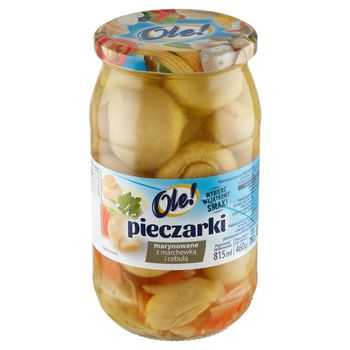 Ole! Pieczarki marynowane z marchewką i cebulą 780 g