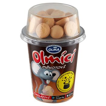 Olma Olmici Jogurt o smaku czekoladowym z biszkoptami 113 g