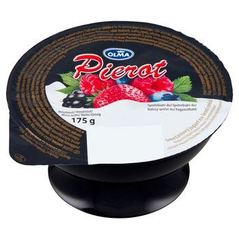 Olma Pierot Śmietankowy jogurt z leśnymi owocami i truskawką 175 g
