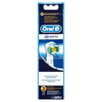 Oral-B 3D White Końcówki do szczoteczki elektrycznej 2 sztuki