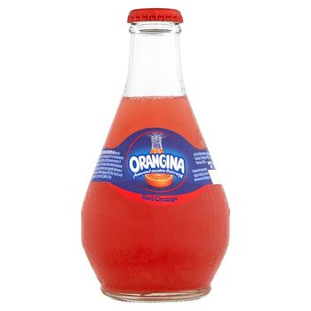 Orangina Red Orange Napój gazowany o smaku czerwonej pomarańczy 0,25 l
