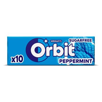 Orbit Peppermint Bezcukrowa guma do żucia 14 g (10 sztuk)