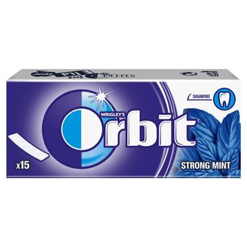 Orbit Strong Mint Guma do żucia bez cukru 39 g (15 listków)
