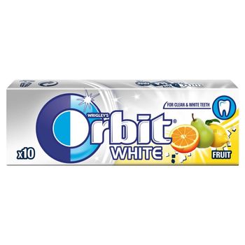 Orbit White Fruit Guma do żucia bez cukru 14 g (10 drażetek)