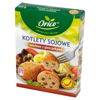 Orico Kotlety sojowe mielone z pieczarkami 160 g