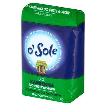 o'Sole Sól kamienna do przetworów niejodowana 1 kg