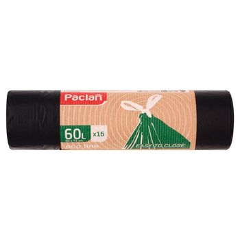 Paclan eco line Worki na śmieci 60 l 15 sztuk