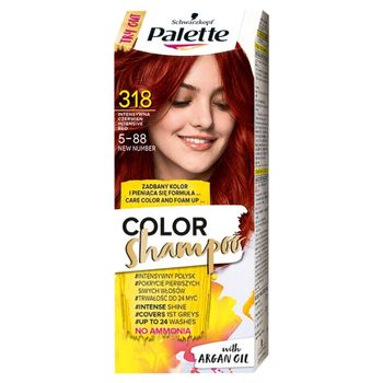 Palette Color Shampoo Szampon koloryzujący do włosów 318 (5-88) rubinowa czerwień
