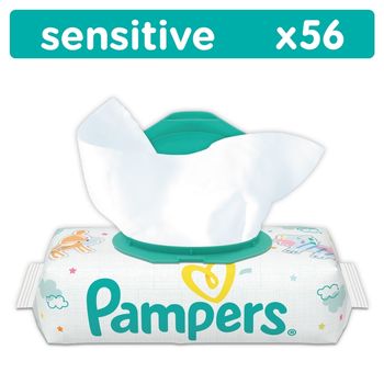 Pampers Sensitive Chusteczki dla niemowląt, 1x56 sztuk