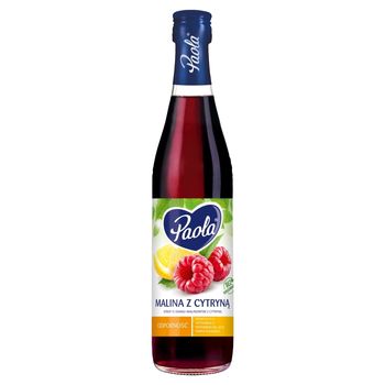 Paola Syrop o smaku malinowym z cytryną 430 ml