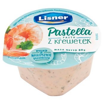 PASTELLA 80g KREWETKOWA LISNER
