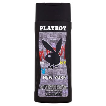 Playboy New York 2 w 1 Żel pod prysznic i szampon 400 ml
