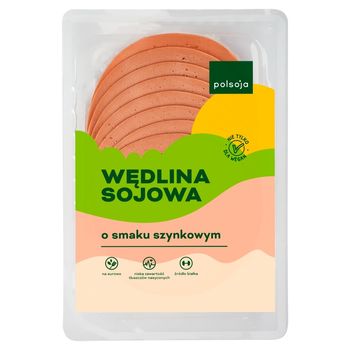 Polsoja Wędlina sojowa o smaku szynkowym 100 g