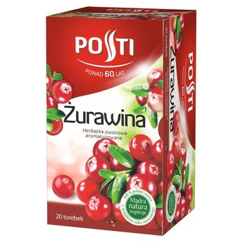 Posti Żurawina Herbatka owocowa aromatyzowana 40 g (20 torebek)