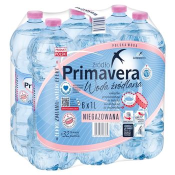 Primavera Woda źródlana niegazowana 6 x 1 l