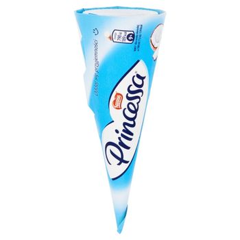 Princessa kokosowa biała Lody o smaku kokosowym i o smaku śmietankowym 110 ml