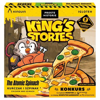 Proste Historie King's Stories The Atomic Spinach Pizza kurczak i szpinak 435 g